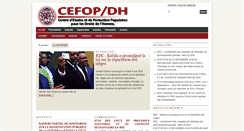 Desktop Screenshot of cefopdh.org